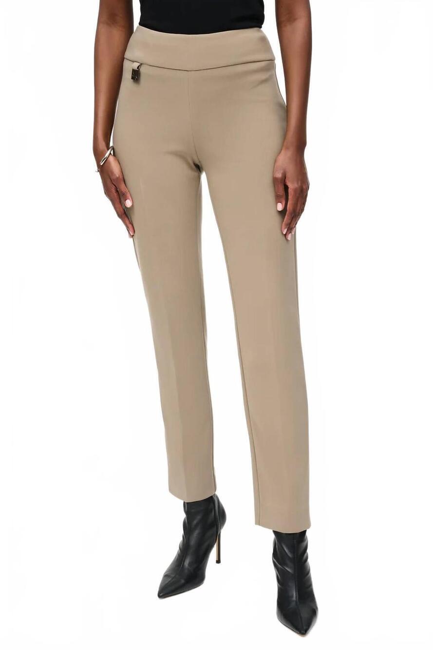 NEW JOSEPH RIBKOFF contour waistband pants in java